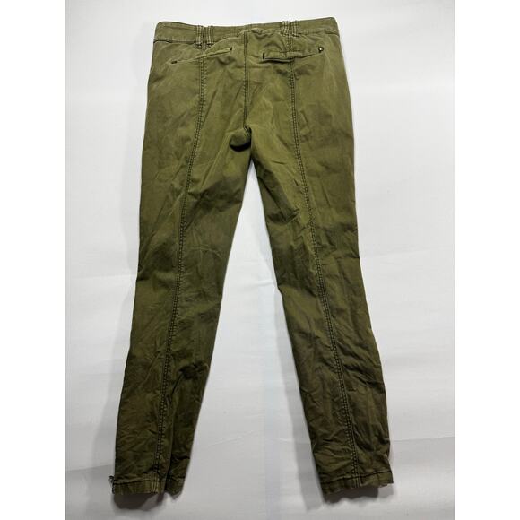 Pilcro & The Letterpress Women's No.4 Green Ankle Zip Skinny Pants - Size 31x27 - Picture 3 of 5